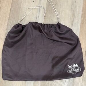 Coach Dark Brown Fabric
